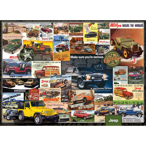 Jeep Advertising Collection 1000 Piece Jigsaw Puzzle Eurographics - for just $19.99! 