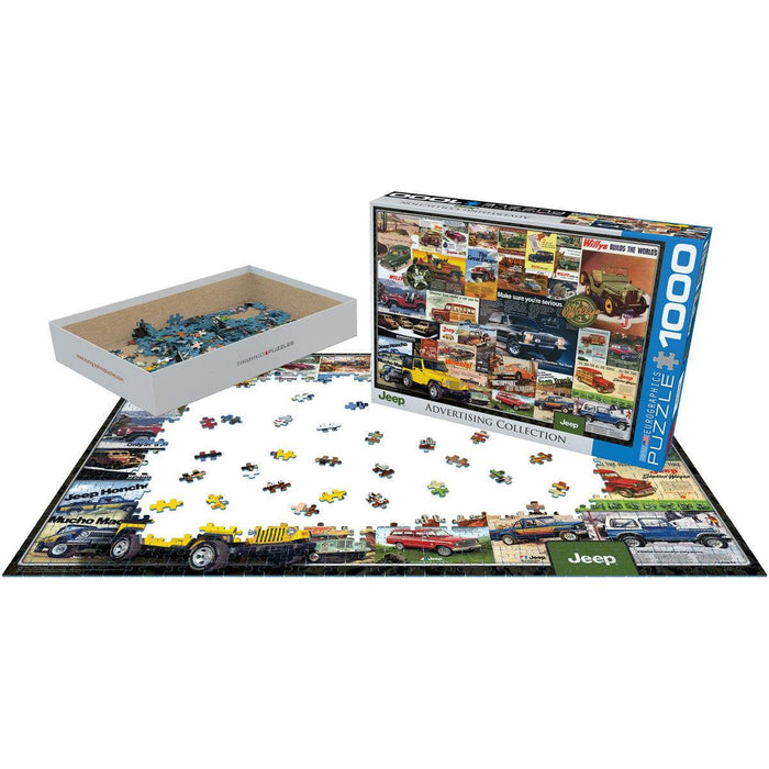 Jeep Advertising Collection 1000 Piece Jigsaw Puzzle Eurographics - for just $19.99! 