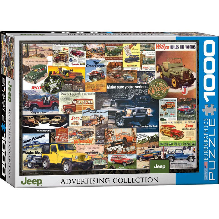 Jeep Advertising Collection 1000 Piece Jigsaw Puzzle Eurographics - for just $19.99! 