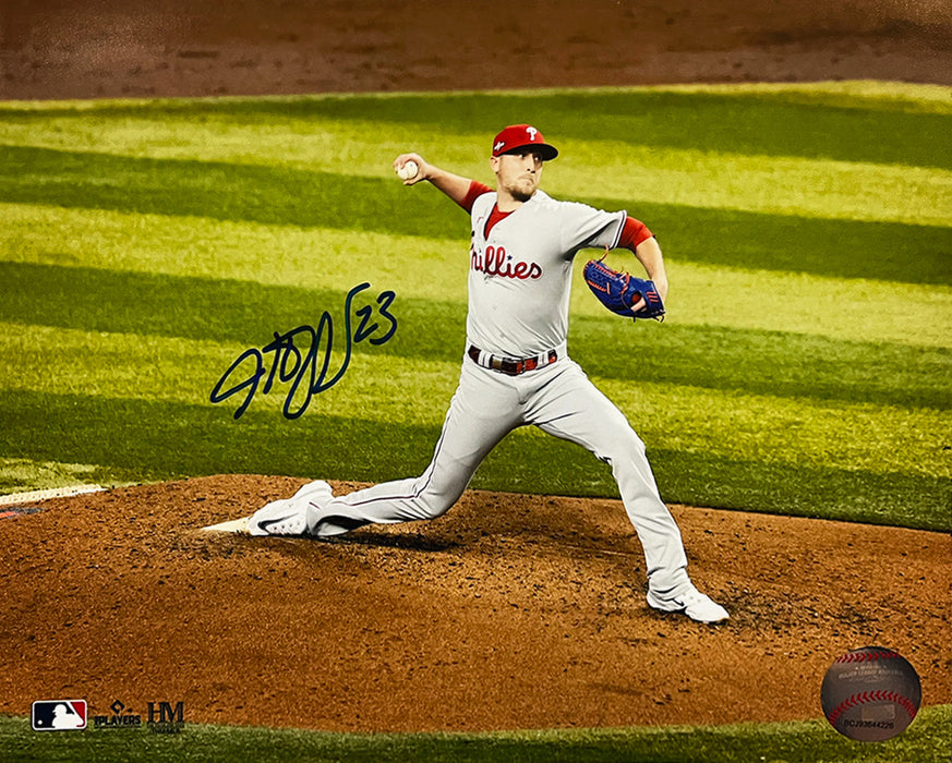 Jeff Hoffman Championship Action Philadelphia Phillies Autographed 11" x 14" Baseball Photo - for just $19! 
