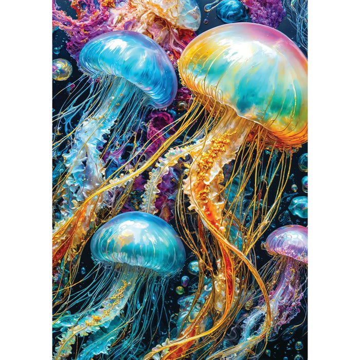Jellyfish Glow 1000 Piece Jigsaw Puzzle Enjoy - for just $24.99! 