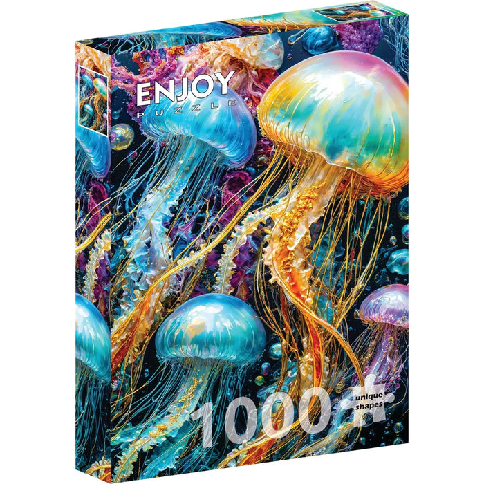 Jellyfish Glow 1000 Piece Jigsaw Puzzle Enjoy - for just $24.99! 