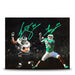 Jeremiah Trotter, Sr. & Jr. Blackout Philadelphia Eagles Dual-Autographed 11" x 14" Football Photo - for just $69.99! 