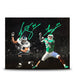 Jeremiah Trotter, Sr. & Jr. Blackout Philadelphia Eagles Dual-Autographed 16" x 20" Football Photo - for just $79.99! 