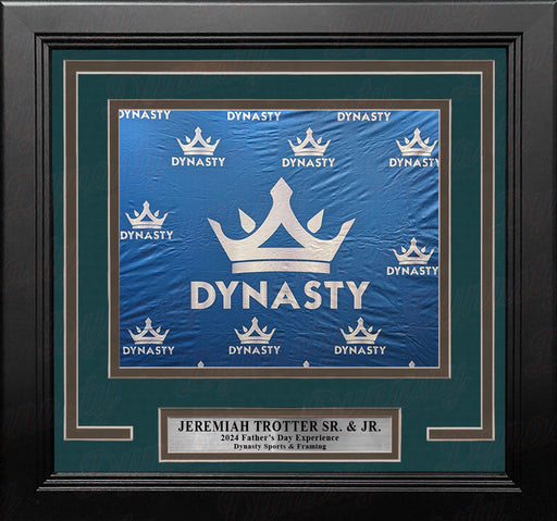 Jeremiah Trotter Sr. & Jr. Philadelphia Eagles Photo-Op Frame Kit - for just $29.99! 