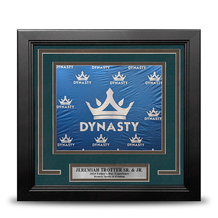 Jeremiah Trotter Sr. & Jr. Philadelphia Eagles Photo-Op Frame Kit - for just $29.99! 