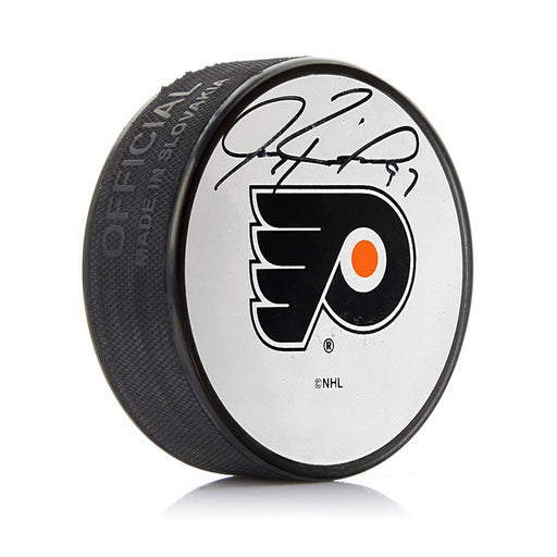 Jeremy Roenick Philadelphia Flyers Autographed White Hockey Logo Puck - for just $69.99! 