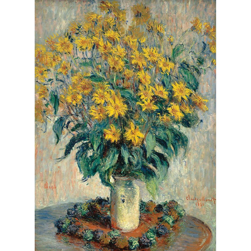 Jerusalem Artichoke Flowers by Monet 1000 Piece Jigsaw Puzzle Eurographics - for just $19.99! 