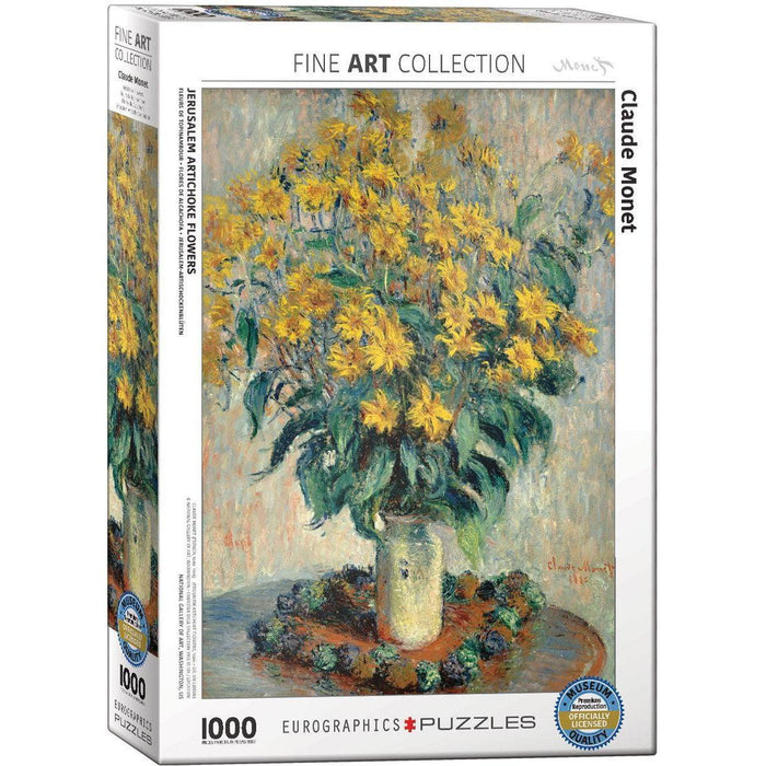 Jerusalem Artichoke Flowers by Monet 1000 Piece Jigsaw Puzzle Eurographics - for just $19.99! 