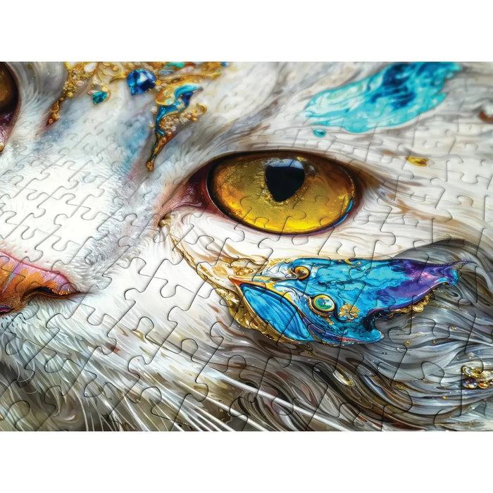 Jeweled Cat 1000 Piece Jigsaw Puzzle Enjoy - for just $24.99! 