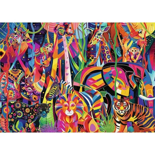 Jeweled Jungle 500 Large Piece Jigsaw Puzzle Ravensburger - for just $24.99! 