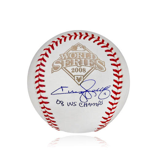 Jimmy Rollins Philadelphia Phillies Autographed 2008 World Series Baseball Inscribed WS Champs - JSA - for just $249.99! 