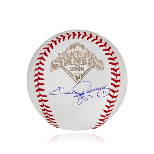 Jimmy Rollins Philadelphia Phillies Autographed 2008 World Series Major League Baseball - PSA - for just $219.99! 