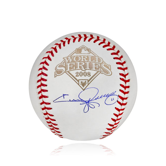 Jimmy Rollins Philadelphia Phillies Autographed 2008 World Series Major League Baseball - PSA - for just $219.99! 