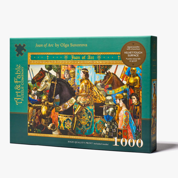 Joan of Arc 1000 Piece Premium Jigsaw Puzzle Art & Fable - for just $34.99! 