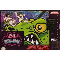 Front cover view of Joe And Mac - Super Nintendo