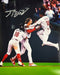 Johan Rojas Celebration Philadelphia Phillies Autographed 8" x 10" Baseball Photo - for just $59.99! 