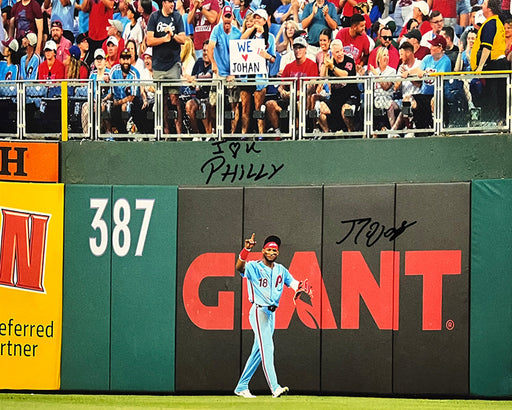 Johan Rojas Philly Love Philadelphia Phillies Autographed 16" x 20" Photo Inscribed I ♥ Philly - for just $99.99! 
