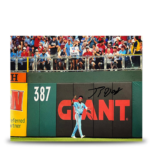 Johan Rojas Philly Love Philadelphia Phillies Autographed 8" x 10" Baseball Photo - for just $59.99! 
