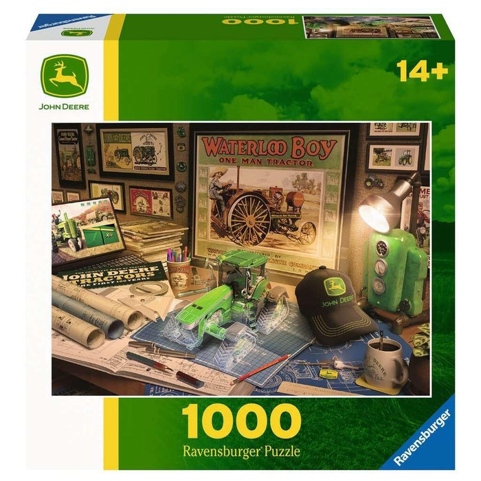John Deere Work Desk 1000 Piece Jigsaw Puzzle Ravensburger - for just $19.99! 