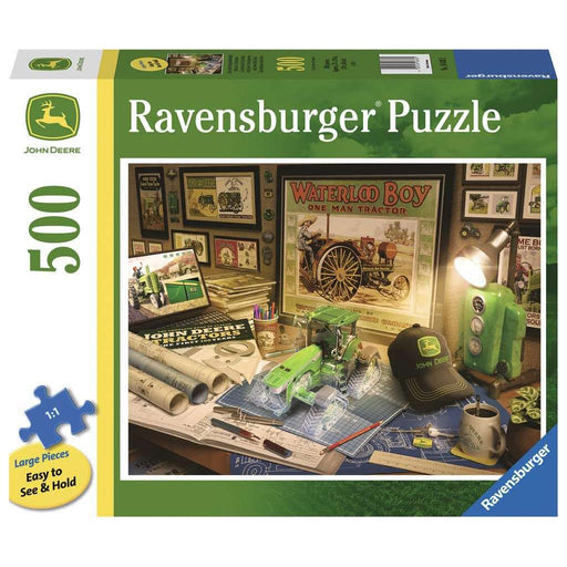 John Deere Work Desk 500 Piece Jigsaw Puzzle Ravensburger - for just $24.99! 
