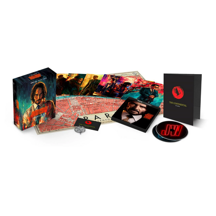 John Wick: Chapter 4 - Limited Edition Collector's Set (4K Ultra HD + Blu-ray + DVD + Digital Copy) - for just $96.99! 