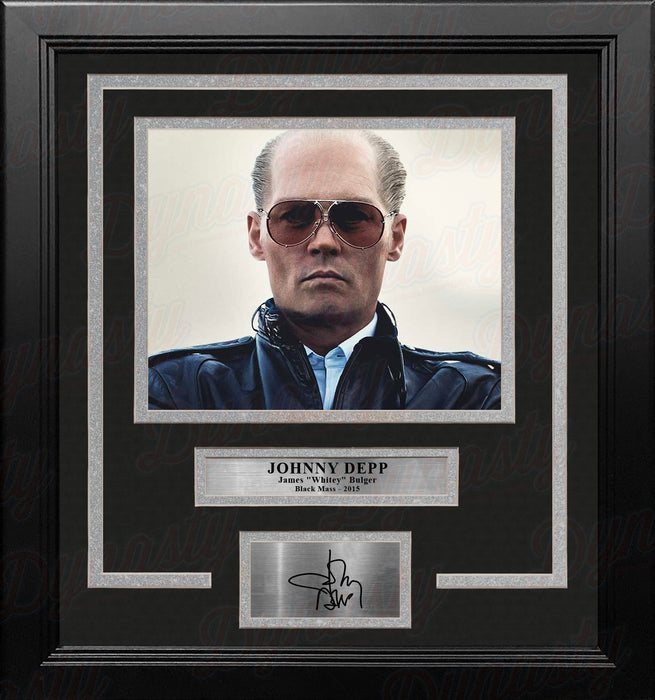 Johnny Depp Black Mass 8" x 10" Framed Photo with Engraved Autograph - for just $79.99! 