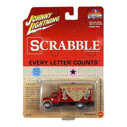 Johnny Lightning 1999 International Cargo Truck - Pop Culture Series - Scrabble - for just $7.99! 