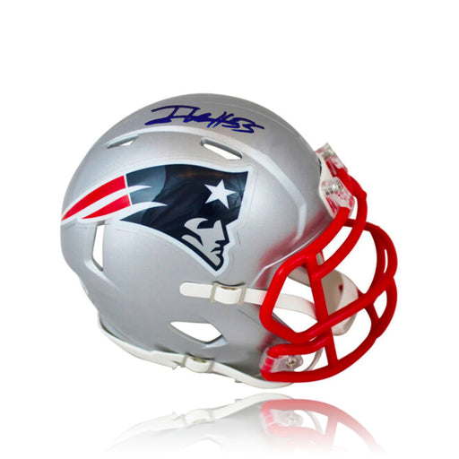Josh Uche New England Patriots Autographed Mini-Helmet - Premium Autographed Mini-Helmets - Just $119.99! Shop now at Retro Gaming of Denver