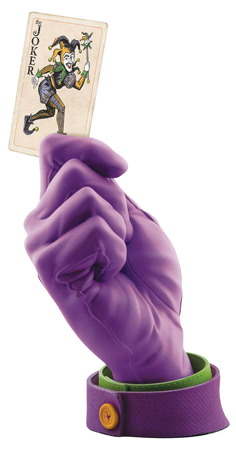 DC Life-Sized Hand Statues: Joker`s Calling Card - for just $75! 