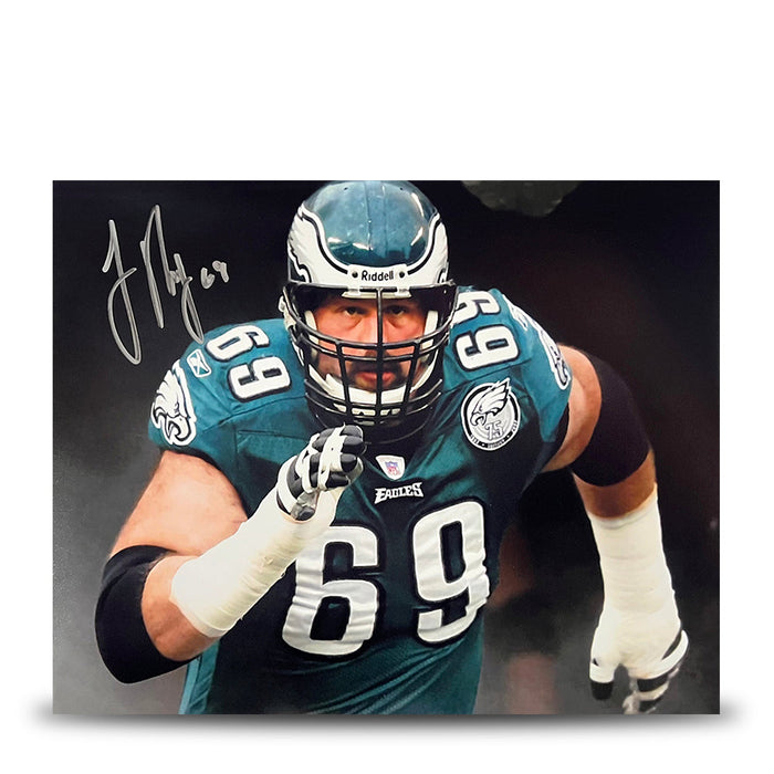Jon Runyan in the Tunnel Autographed Philadelphia Eagles 8" x 10" Football Photo - for just $39.99! 