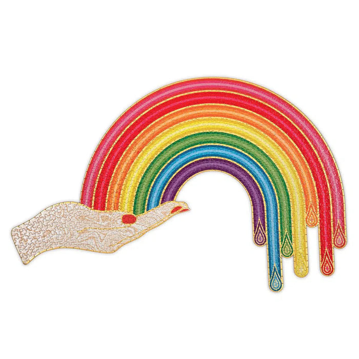 Jonathan Adler Rainbow Hand 750 Piece Jigsaw Puzzle Galison - for just $34.99! 