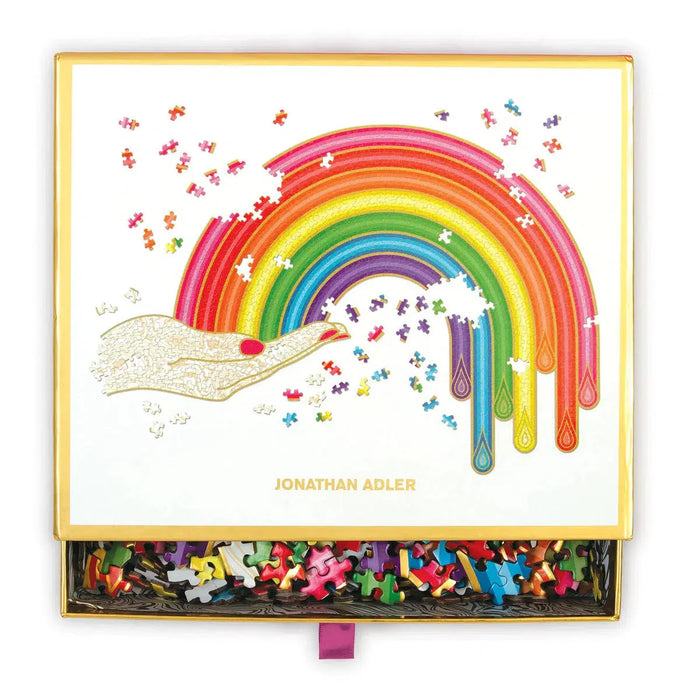 Jonathan Adler Rainbow Hand 750 Piece Jigsaw Puzzle Galison - for just $34.99! 