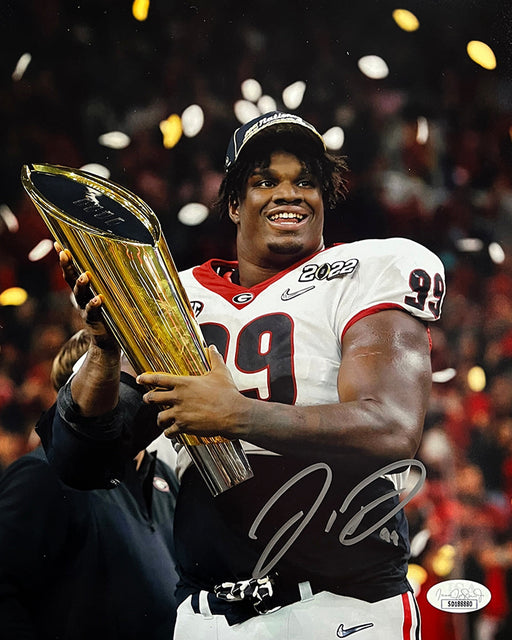 Jordan Davis Georgia Bulldogs Autographed 2022 National Champions 8" x 10" College Football Photo - for just $99.99! 