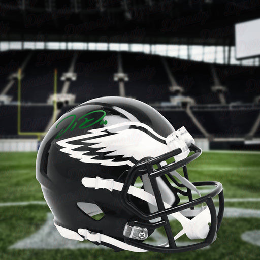 Jordan Davis Philadelphia Eagles Autographed Alternate Black Football Mini-Helmet - Premium Autographed Mini-Helmets - Just $149.99! Shop now at Retro Gaming of Denver