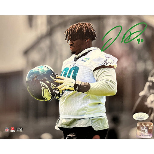 Jordan Davis Philadelphia Eagles Autographed Spotlight Football Photo - Premium Autographed Football Photos - Just $99.99! Shop now at Retro Gaming of Denver