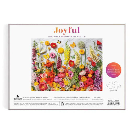 Joyful 1000 Piece Jigsaw Puzzle Galison - for just $19.99! 
