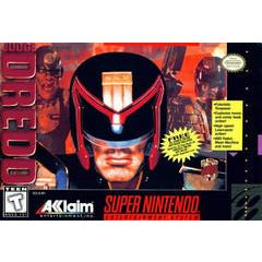 Front cover view of Judge Dredd - Super Nintendo