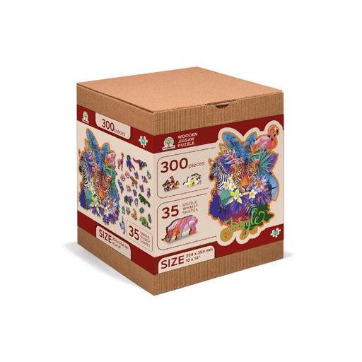 Jungle 300 Piece Wood Jigsaw Puzzle Wooden City - for just $24.99! 