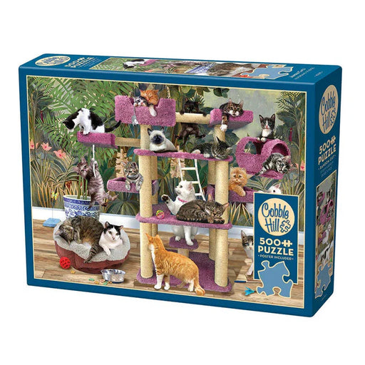 Jungle Cats 500 Piece Jigsaw Puzzle Cobble Hill - for just $17.99! 