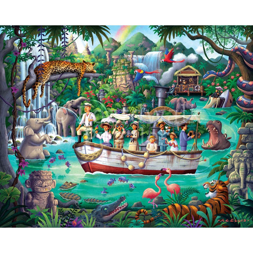 Jungle River Expedition 1000 Piece Jigsaw Puzzle Boardwalk - for just $23.99! 