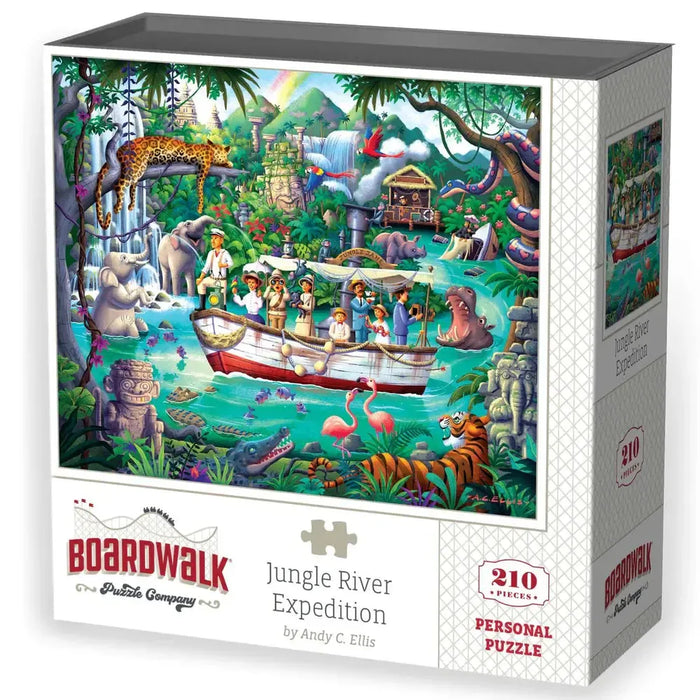 Jungle River Expedition 210 Piece Jigsaw Puzzle Boardwalk - for just $11.99! 
