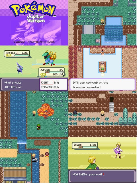 Pokemon Jupiter GBA ROM Hack Video Game Custom Gameboy Advance - for just $18.49! 