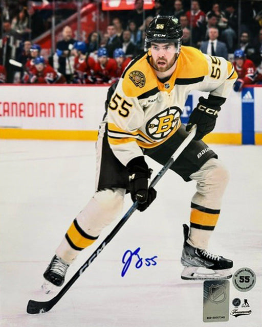Justin Brazeau in Action Boston Bruins Autographed 11" x 14" Hockey Photo - for just $39.99! 