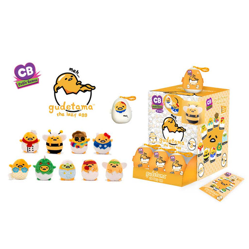 Fiesta: Cutie Beans Gudetama Series 3 - 1 Blind Plastic Egg with 3" Plush Clip - for just $5.99! 