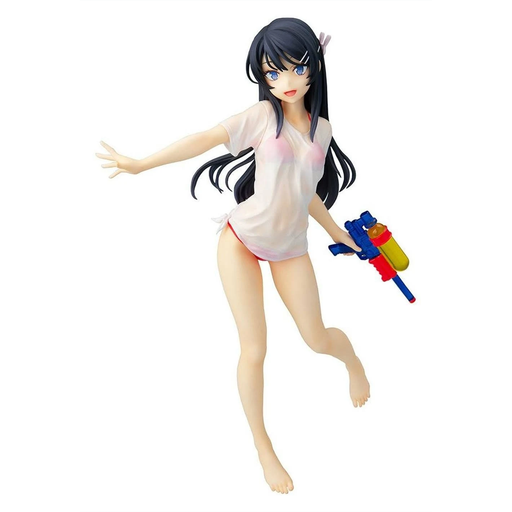 Chara-Ani: Rascal Does Not Dream of Bunny Girl Senpai - Mai Sakurajima (Water Gun Date Ver.) 1/7 Scale Figure - for just $169.99! 