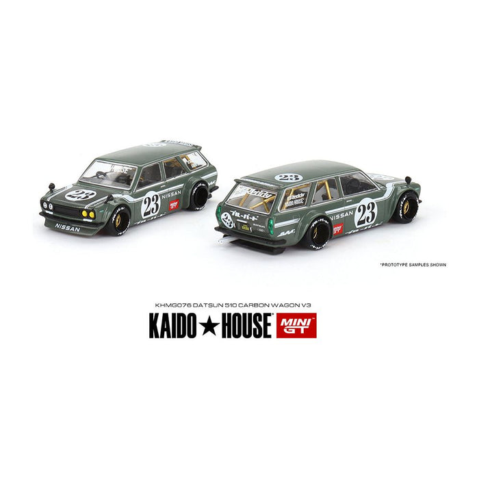 Mini GT x Kaido House Datsun KAIDO 510 Wagon CARBON FIBER V3 1:64 KHMG076 - Just $25.99! Shop now at Retro Gaming of Denver