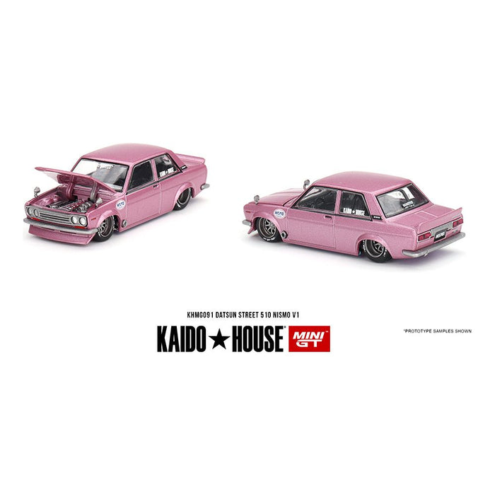 Mini GT x Kaido House Datsun 510 Pro Street Pink 1:64 KHMG091 - Premium Datsun - Just $24.99! Shop now at Retro Gaming of Denver