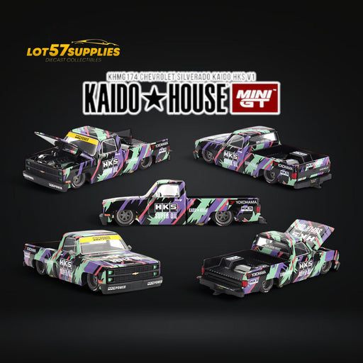 Mini GT x Kaido House Chevrolet Silverado 1:64 - for just $26.99! 