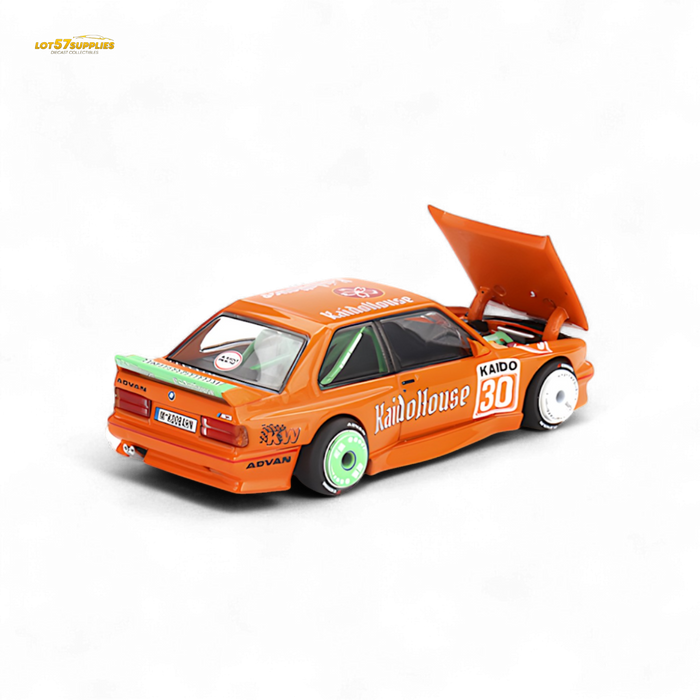 Mini GT x Kaido House BMW M3 E30 KaidoHaus Orange V1 1:64 KHMG177 - for just $27.99! 